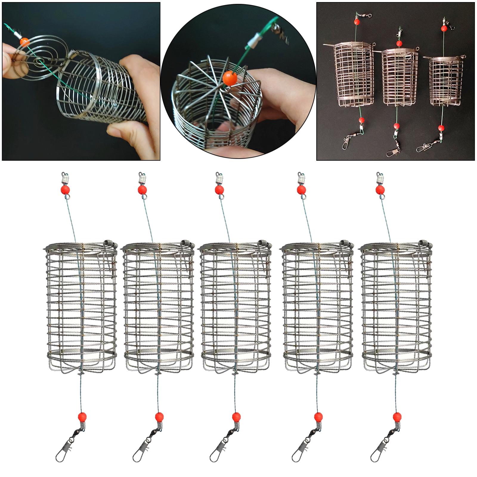 5x Solid Fishing Feeder Cage T – обзор и цена Fishing Lure Topwater