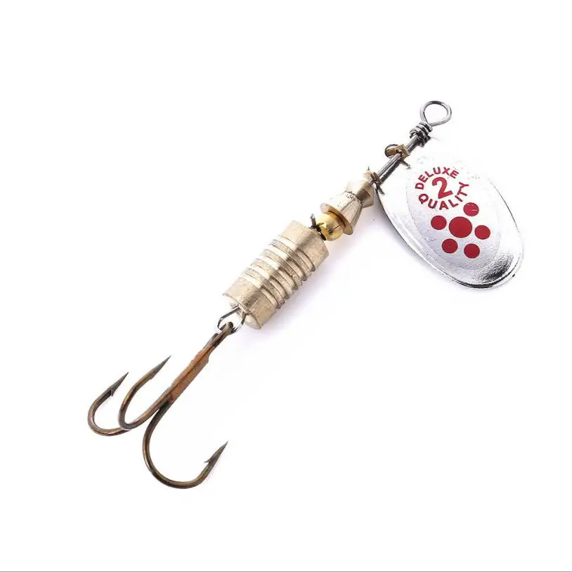 1PCS Metal Plating Spinner Bai – обзор и цена Fishing Lure Swimbait