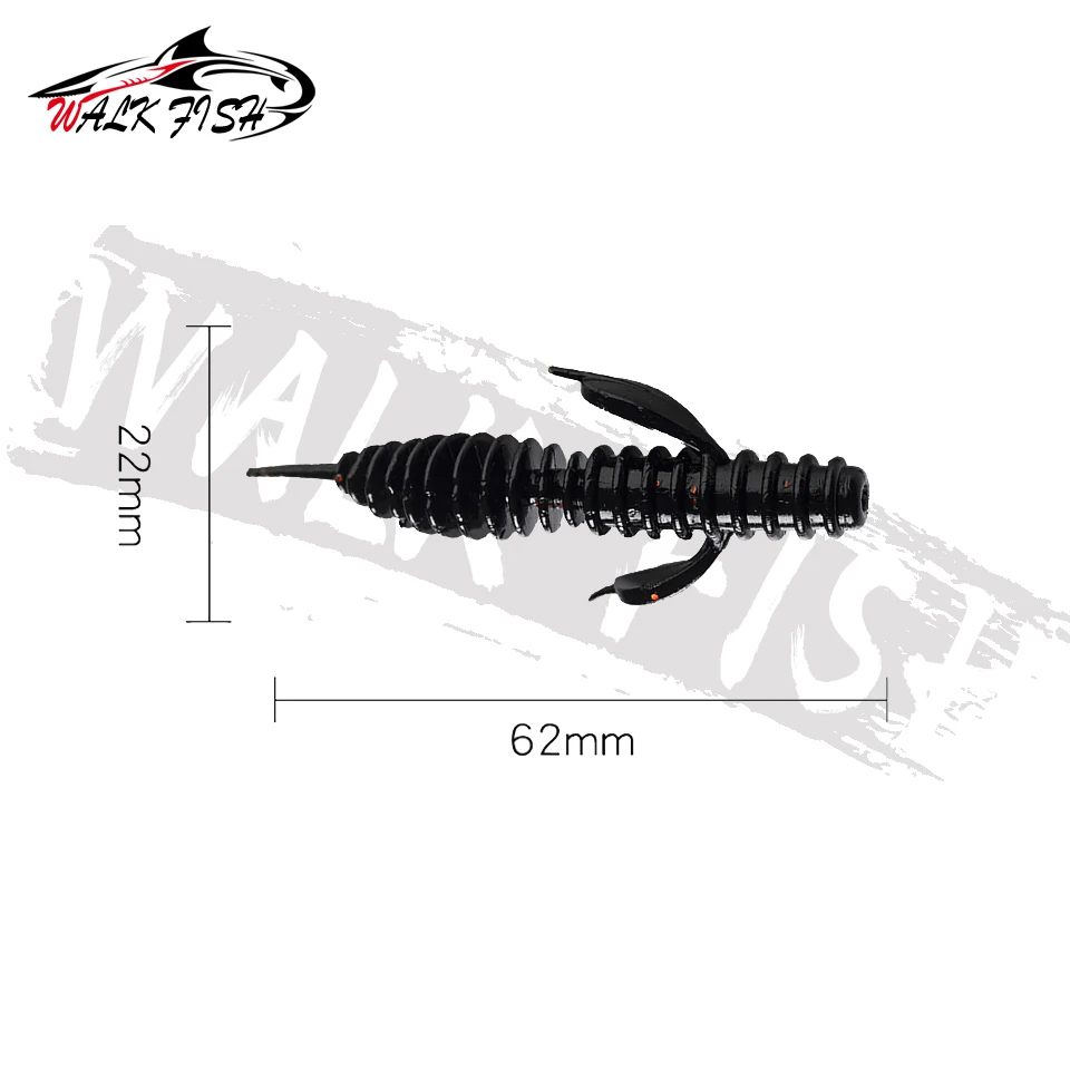 WALK FISH 12PCS Soft Lures Sof – обзор и цена Fishing Lure Soft Plastic