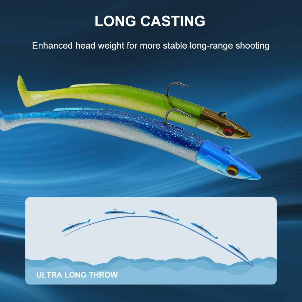 ESFISHING Fishing Lures Leurre – обзор и цена Fishing Lure Soft Plastic