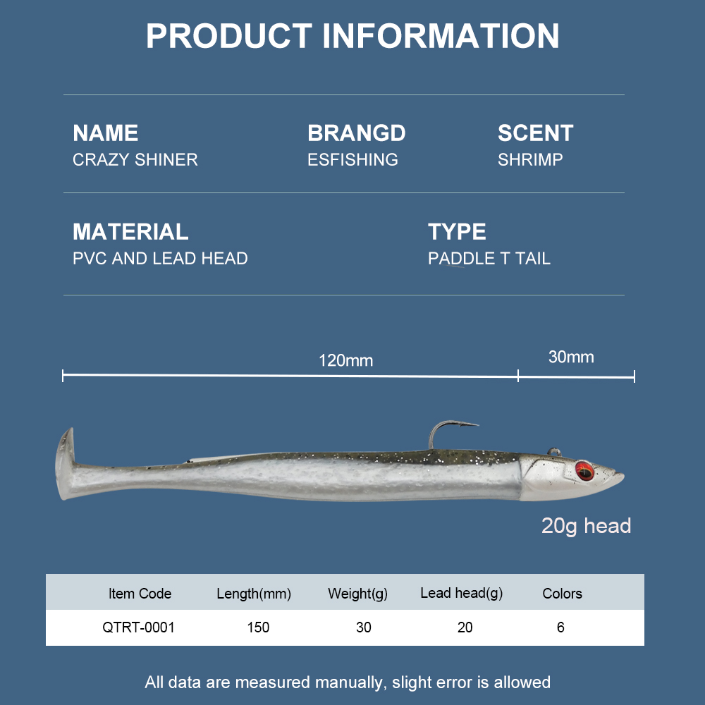 ESFISHING Fishing Lures Leurre – обзор и цена Fishing Lure Soft Plastic