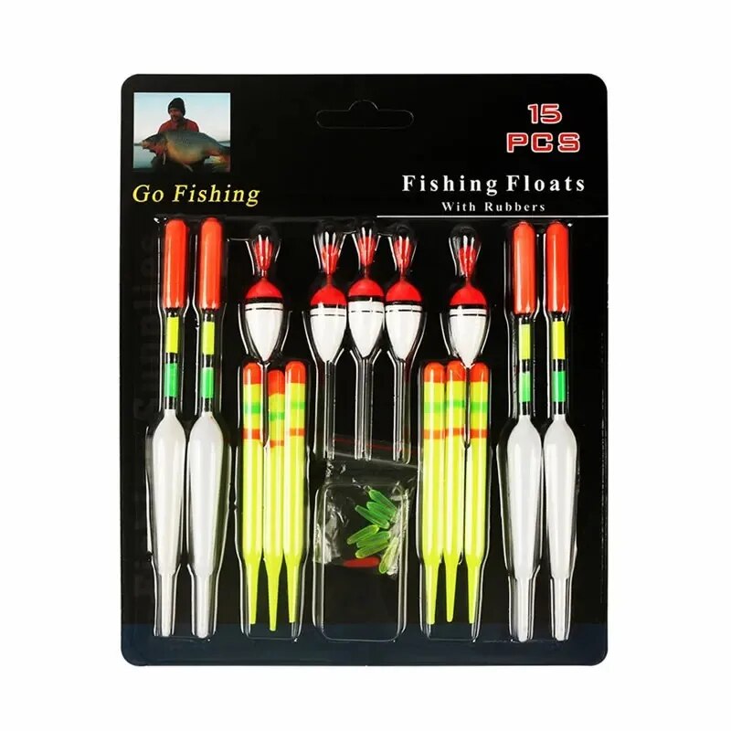 Fishing Float Set 15pc Profess – обзор и цена Fishing Lure Topwater