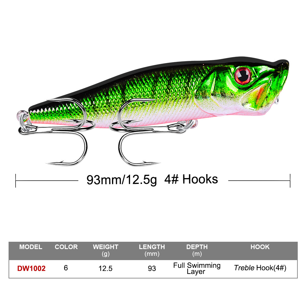 Hot Selling Popper Lure Topwat – обзор и цена Fishing Lure Popper
