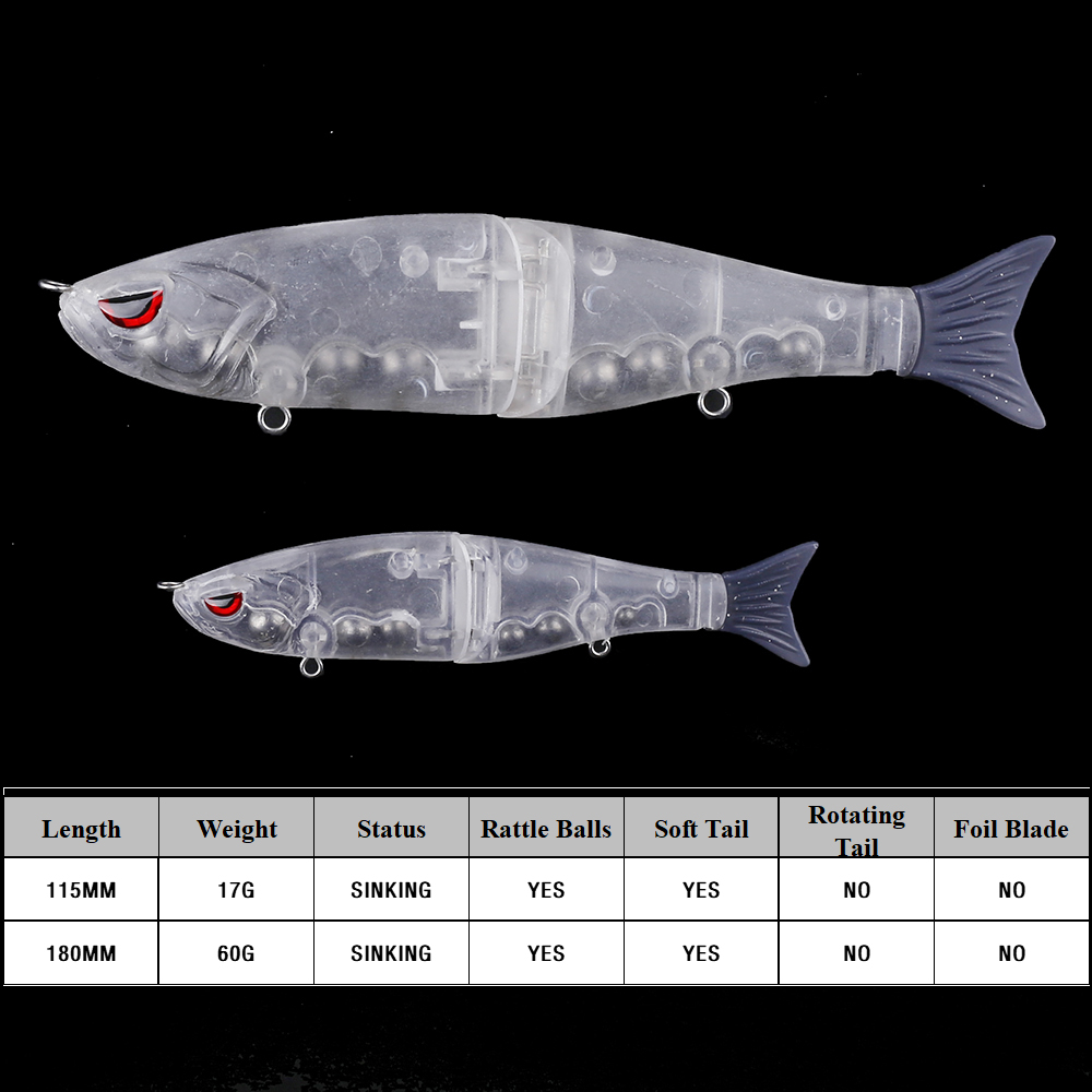 Chan’sHuang 5PCS Unpainted Bla – обзор и цена Fishing Lure Popper