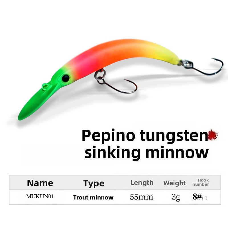 MUKUN 1PCS Mini Minnow Wobbler – обзор и цена Fishing Lure Popper