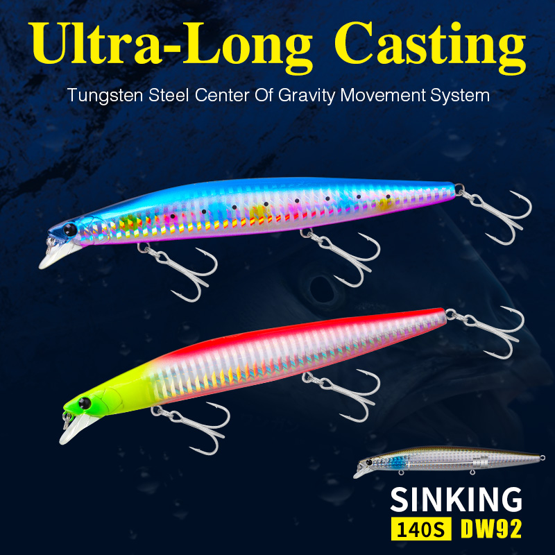 TSURINOYA Stinger 140S Fishing – обзор и цена Fishing Lure Jerkbait