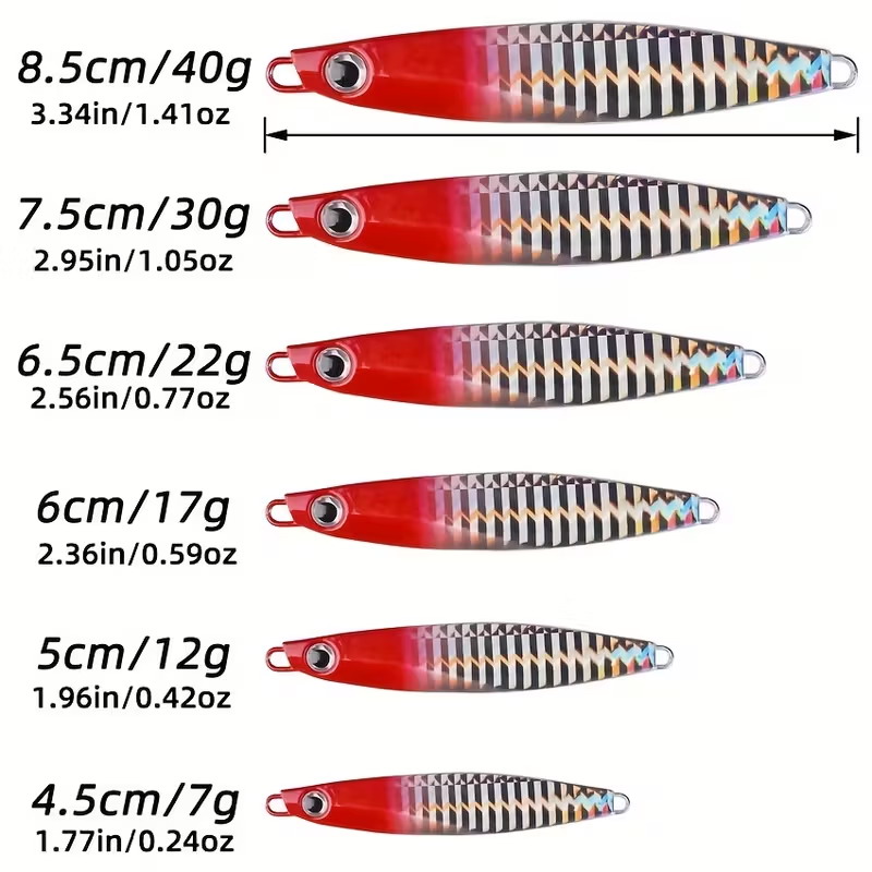 12pcs Fishing Metal Lures Jig  – обзор и цена Fishing Lure Blade Bait