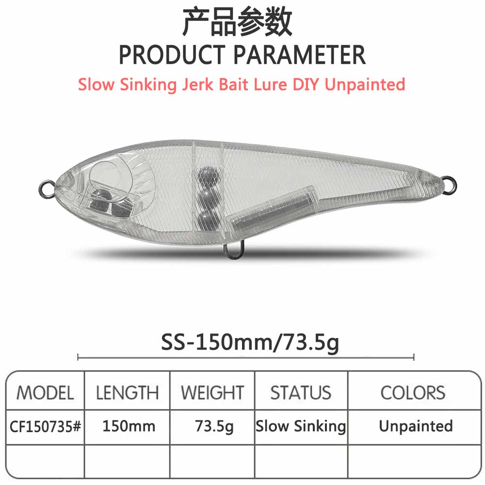 CF Lure Jerk Bait 150mm 73.5g  – обзор и цена Fishing Lure Buzzbait