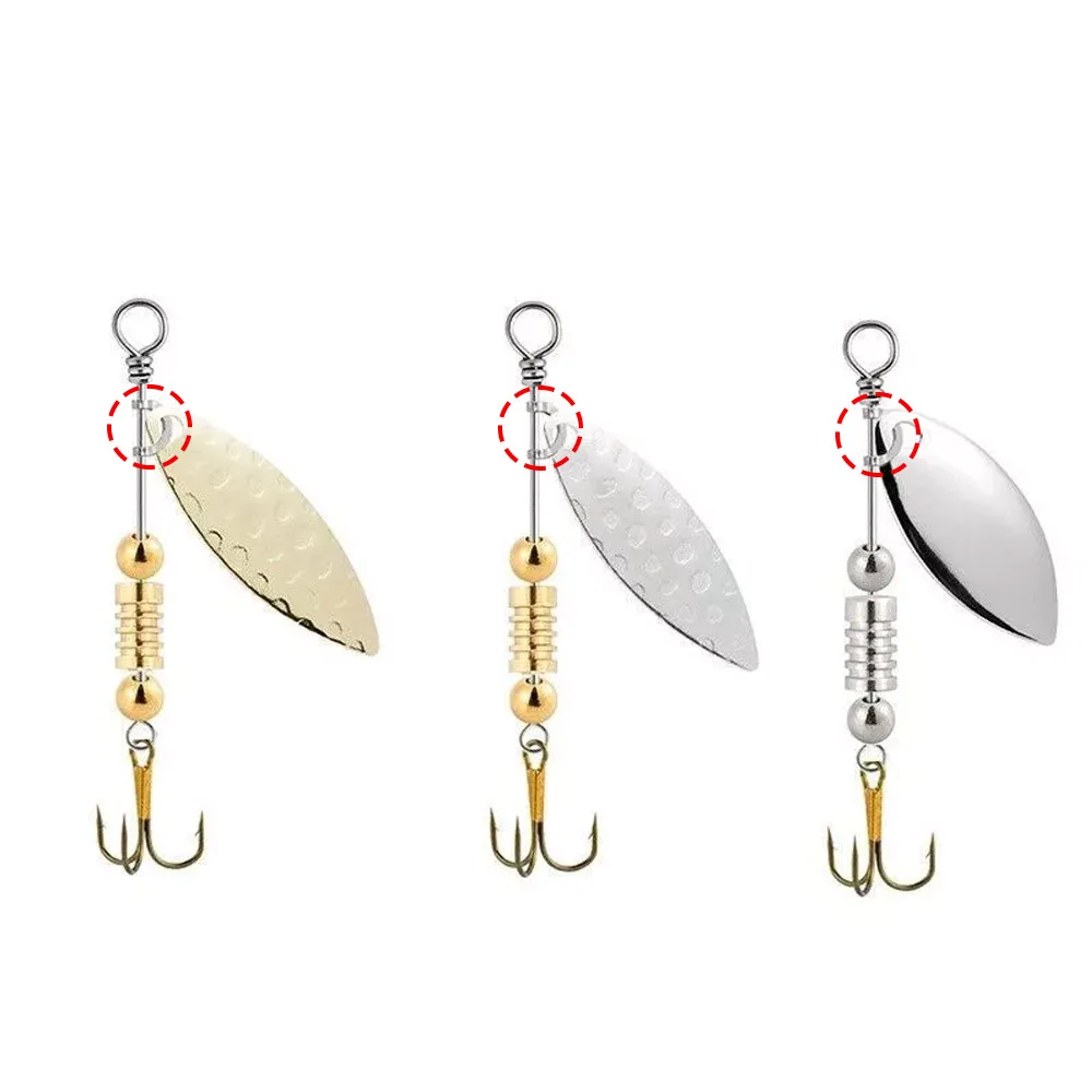 100pcs Fishing U Shaped Fixed  – обзор и цена Fishing Lure Spinner