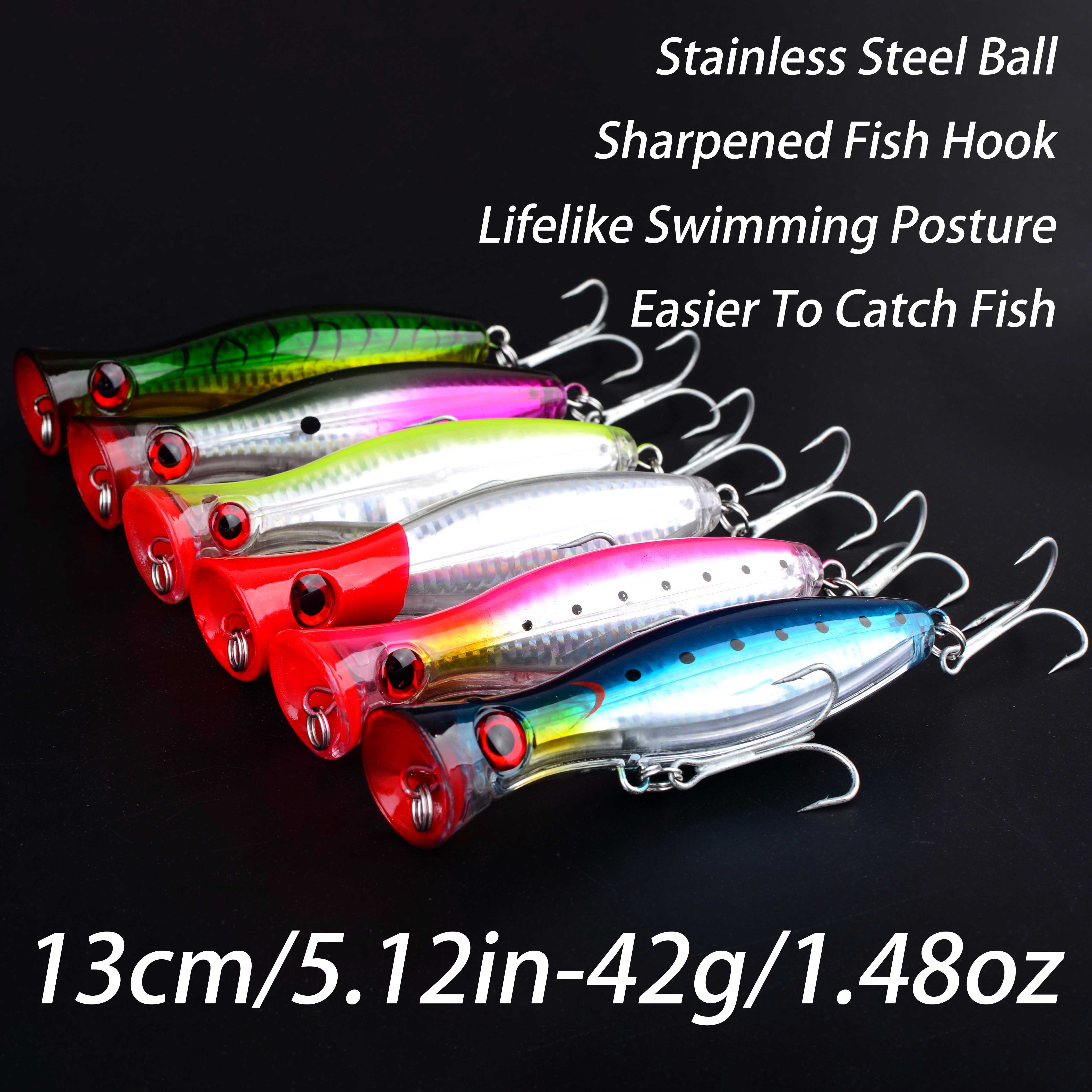 1pc 13CM 42g Big Popper Floati – обзор и цена Fishing Lure Popper