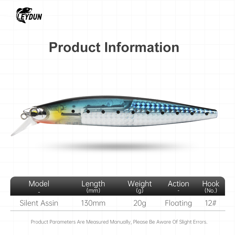 LEYDUN Floating Sea Bass Fishi – обзор и цена Fishing Lure Blade Bait